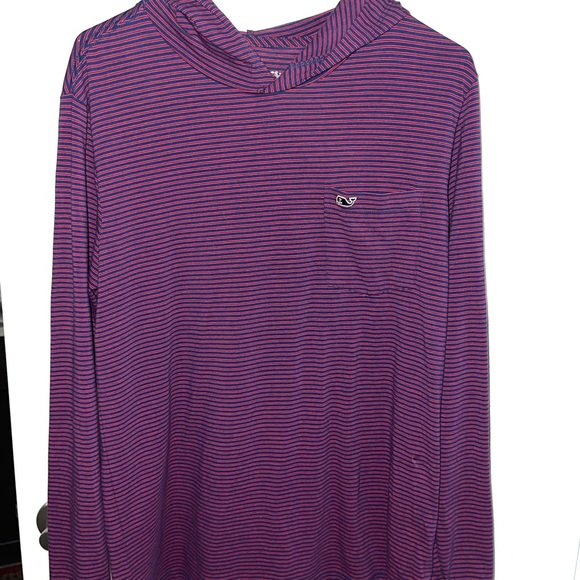 Purple and Pink Striped Hoodie - Picture 1 of 5